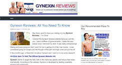 Desktop Screenshot of gynexin-reviews.net