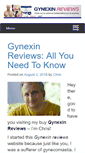 Mobile Screenshot of gynexin-reviews.net